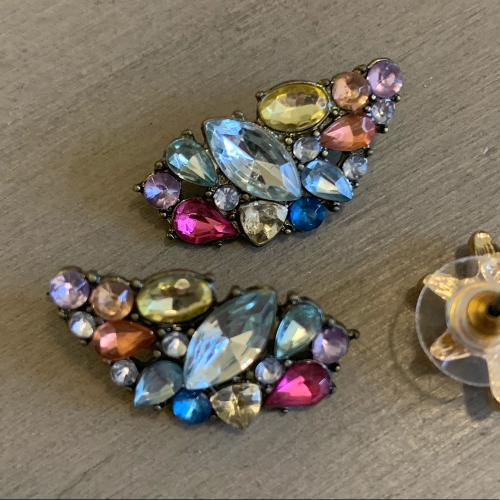 BaubleBar sugarfix earrings, multicolor shatter